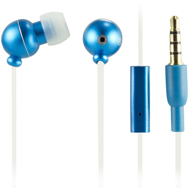 STREETZ HL121 iPhone In-ear Headphones, Blue